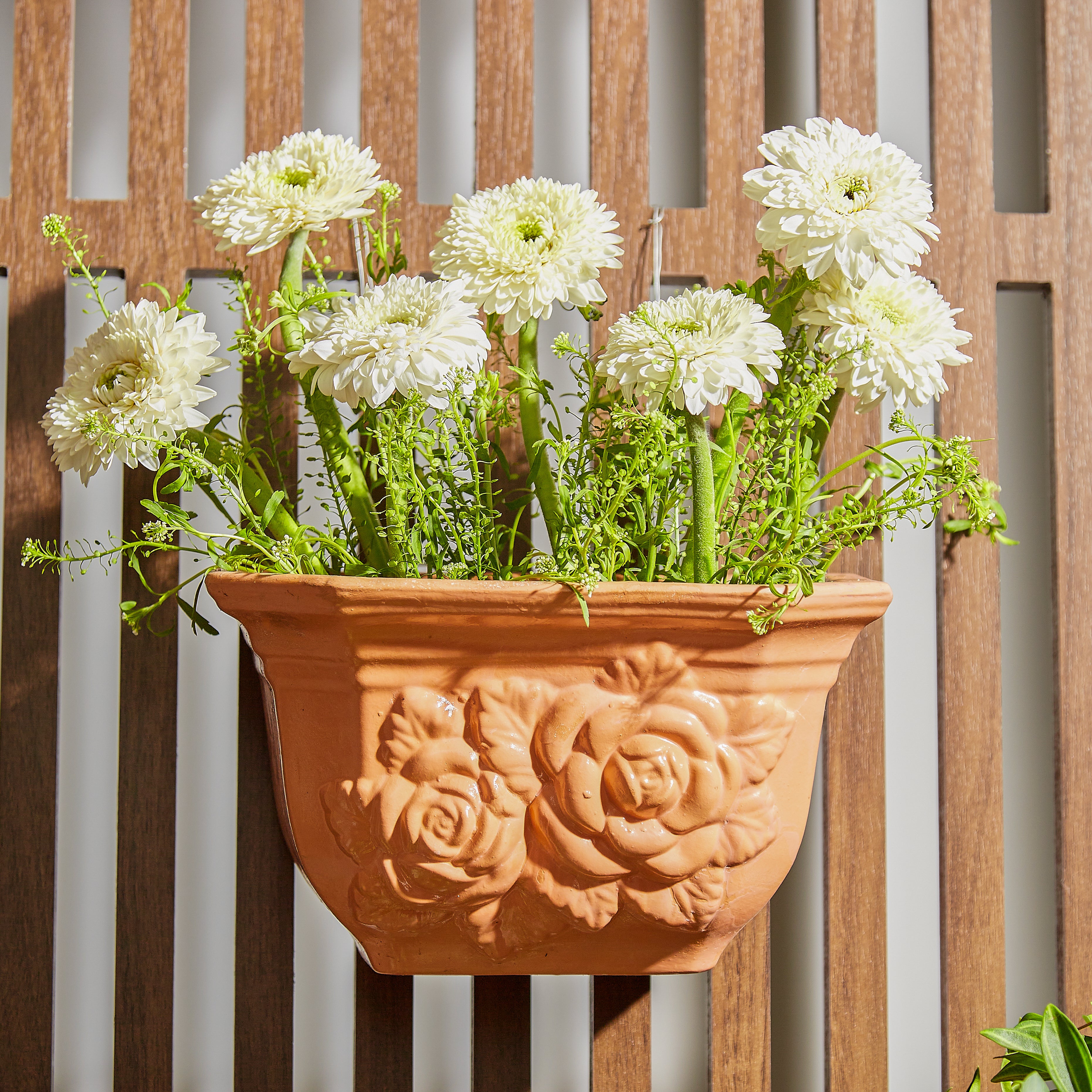 Wall Planter - Railing Hanging Planter - Balcony Planters - Vertical Planter - Planters for Outdoor Plants