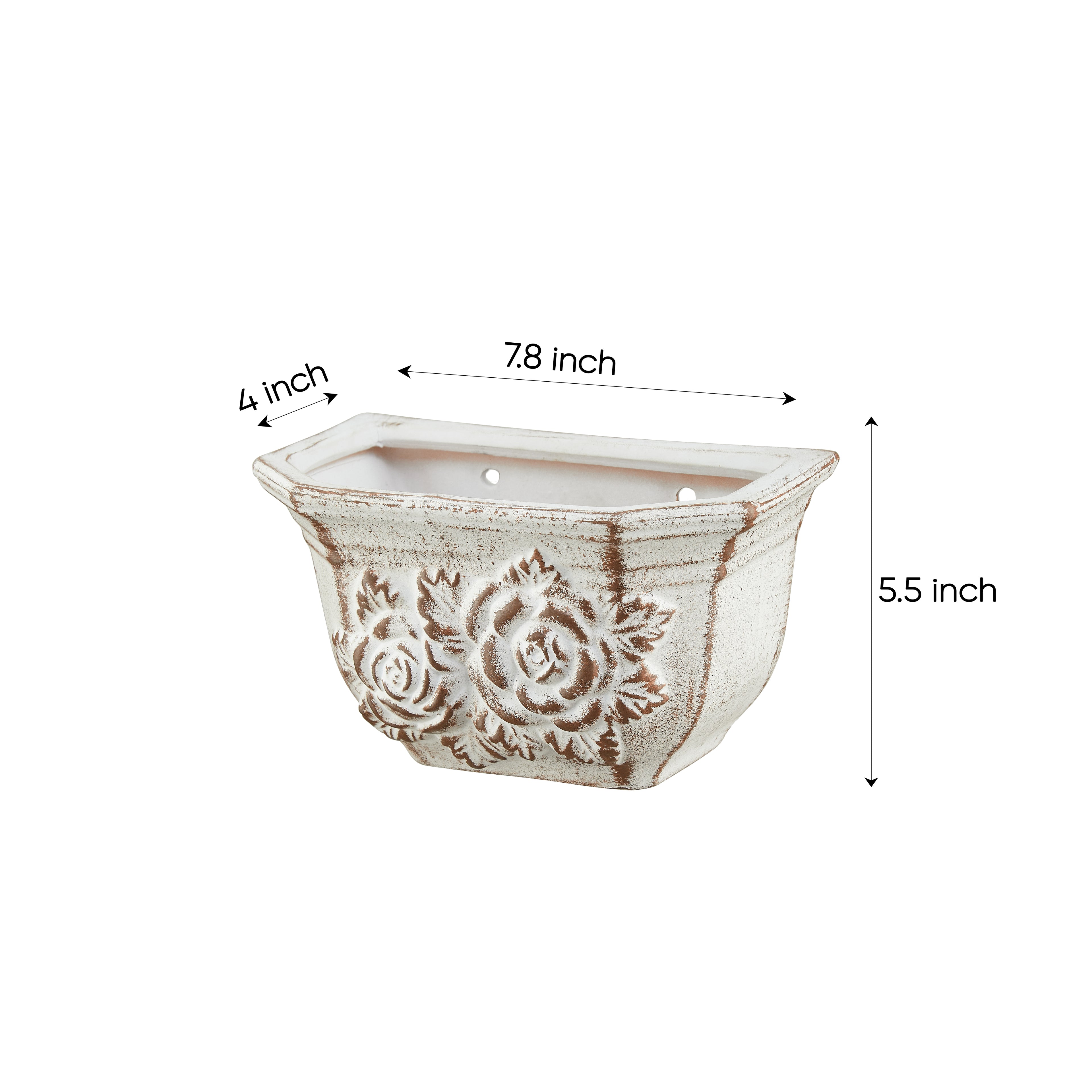 Wall Planter - Railing Hanging Planter - Balcony Planters - Vertical Planter - Planters for Outdoor Plants