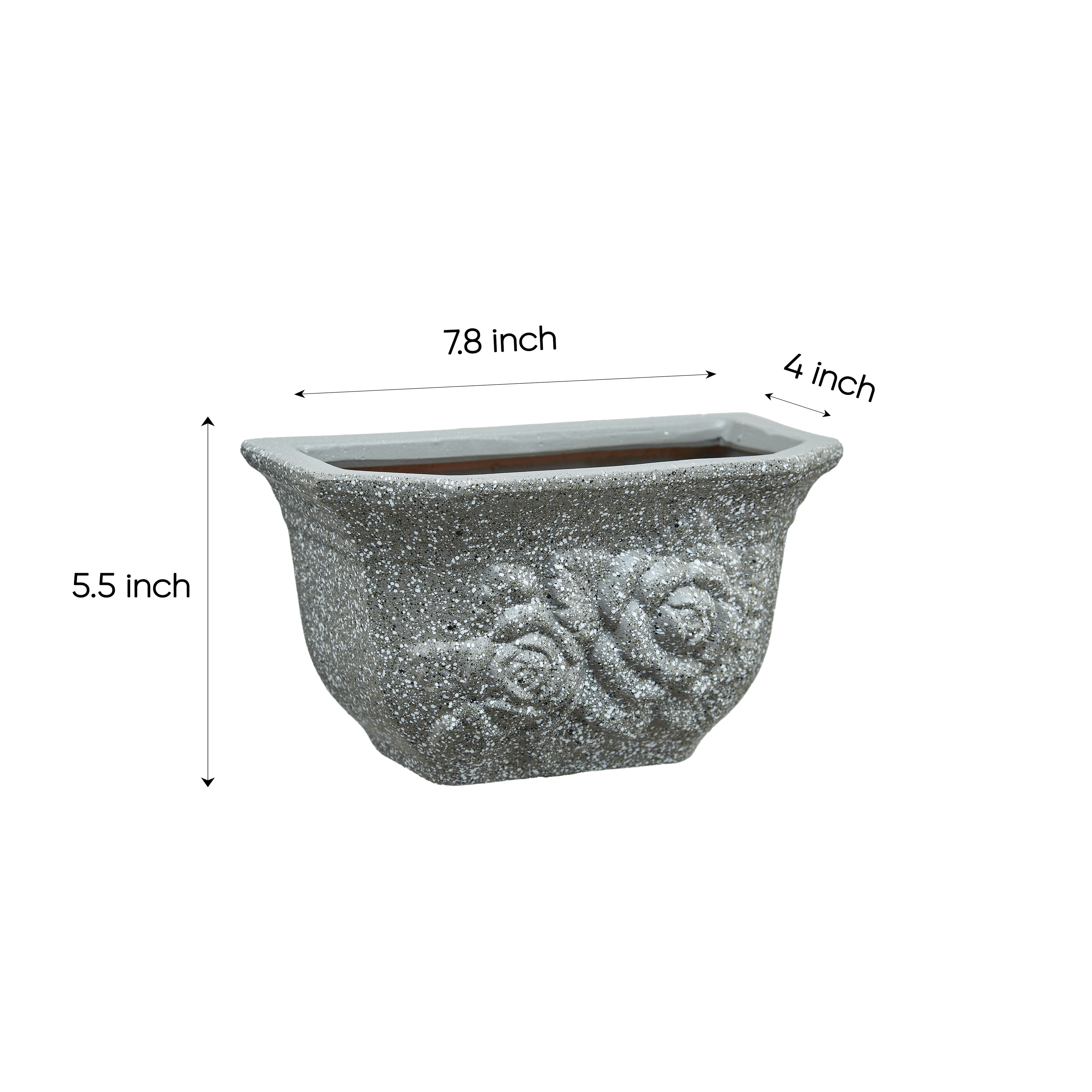 Wall Planter - Railing Hanging Planter - Balcony Planters - Vertical Planter - Planters for Outdoor Plants