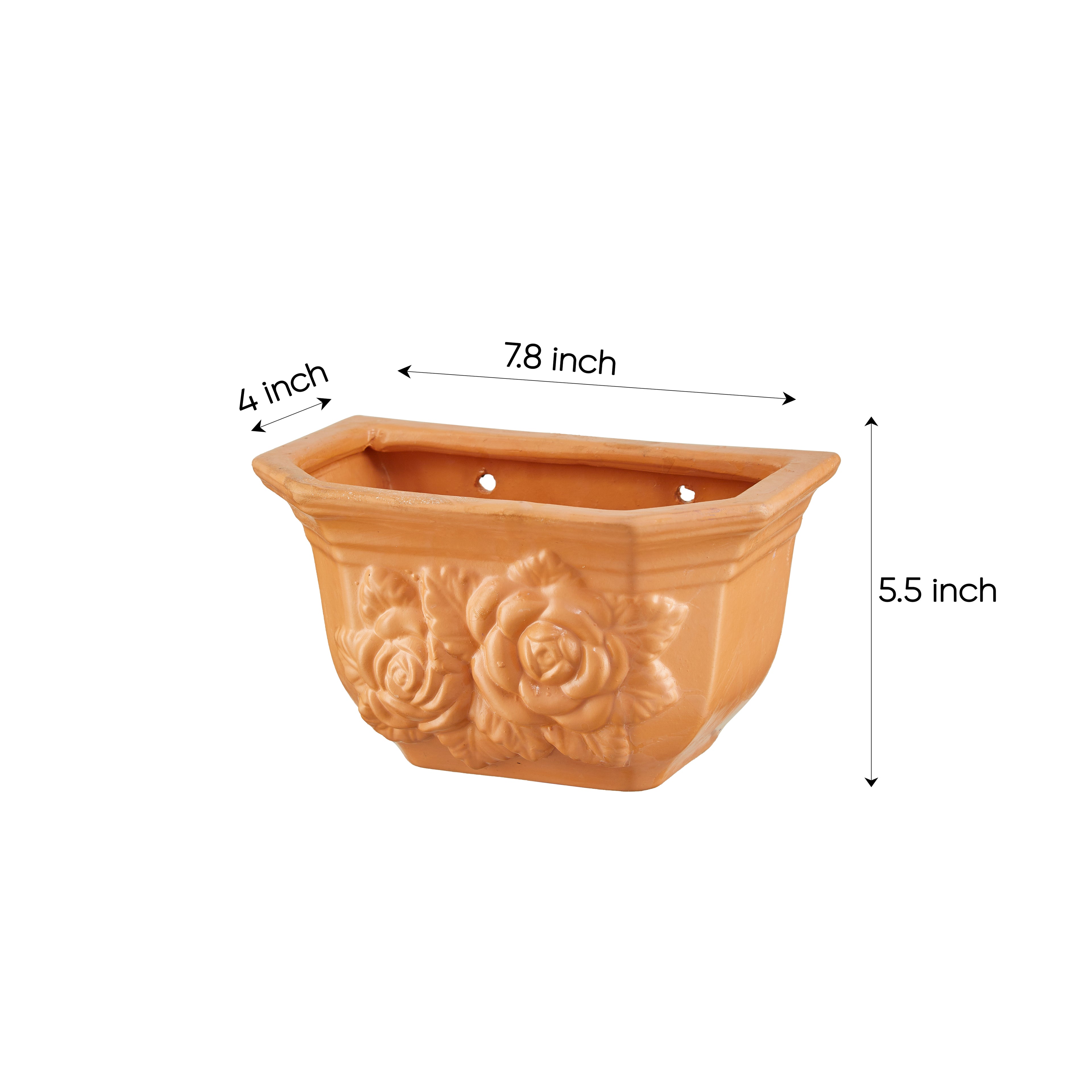 Wall Planter - Railing Hanging Planter - Balcony Planters - Vertical Planter - Planters for Outdoor Plants