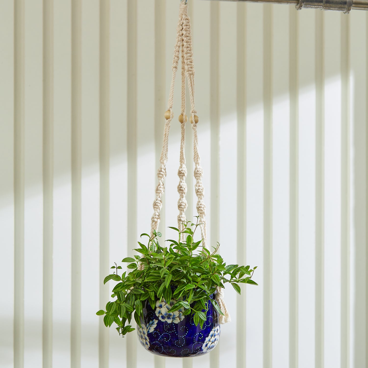 hanging plant holders macrame StarryVine Hanging Planter with Macrame Plant Hanger – GomQ
