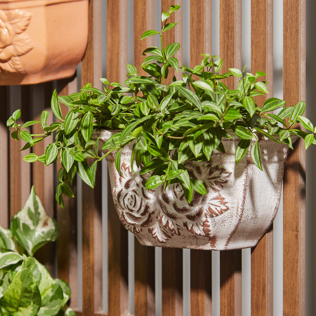 Wall Planter - Railing Hanging Planter - Balcony Planters -  Vertical Planter - Planters for Outdoor Plants